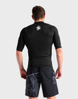 C-Skins UV Skins Mens Basic Short Sleeve Rash Vest - Black - ManGo Surfing