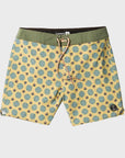 Captain Fin Mens Capt Voyager Paisley Boardshorts - Mineral Yellow - ManGo Surfing