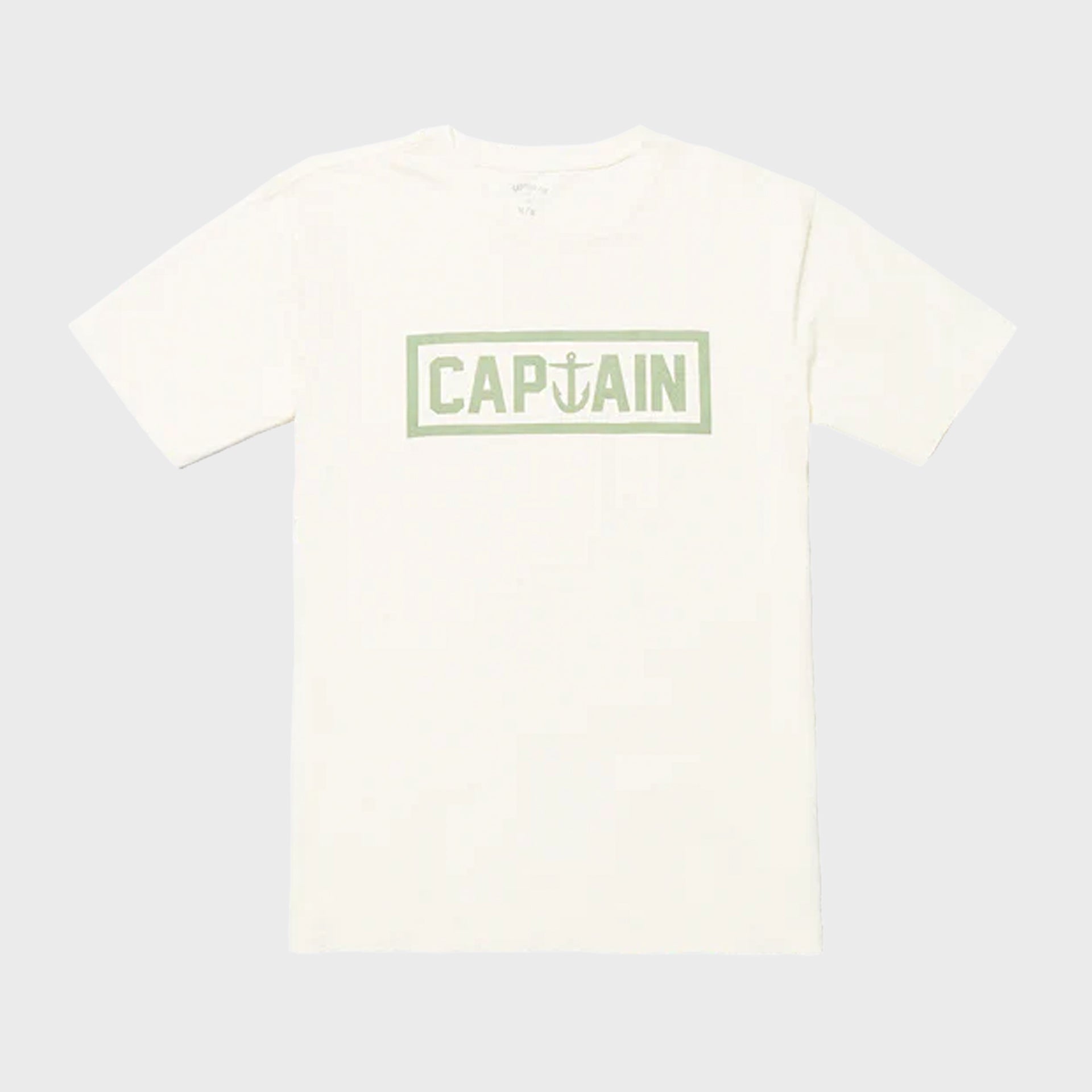 Captain Fin Mens Naval T-Shirt - Vintage White - ManGo Surfing