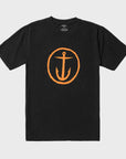 Captain Fin Mens OG Logo T-Shirt - Black - ManGo Surfing