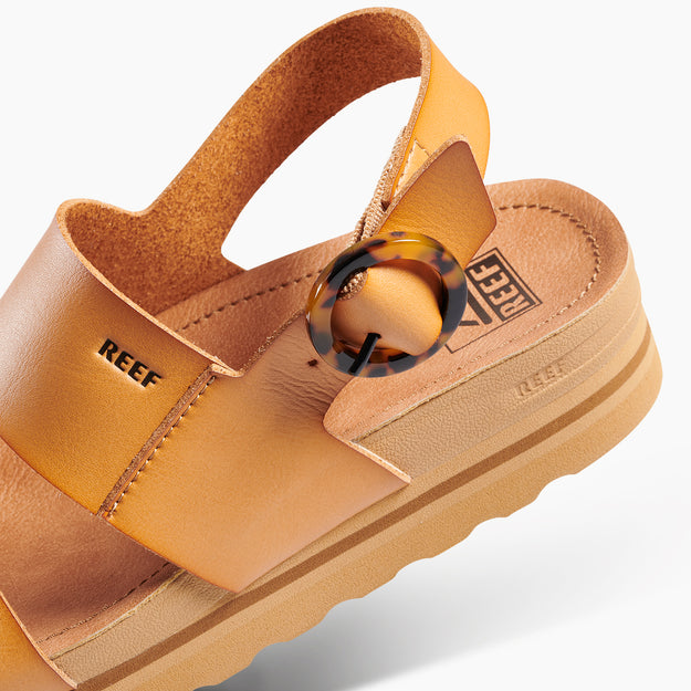 Reef Womens Vista Hi Buckle Sandals - Natural