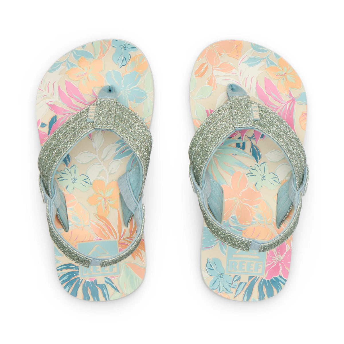 Reef Kids Little Ahi Sandals - Tropical Flower