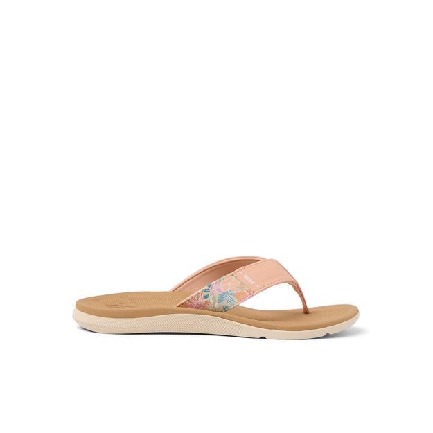 Reef Womens Santa Ana Flip Flops - Peach/Tan