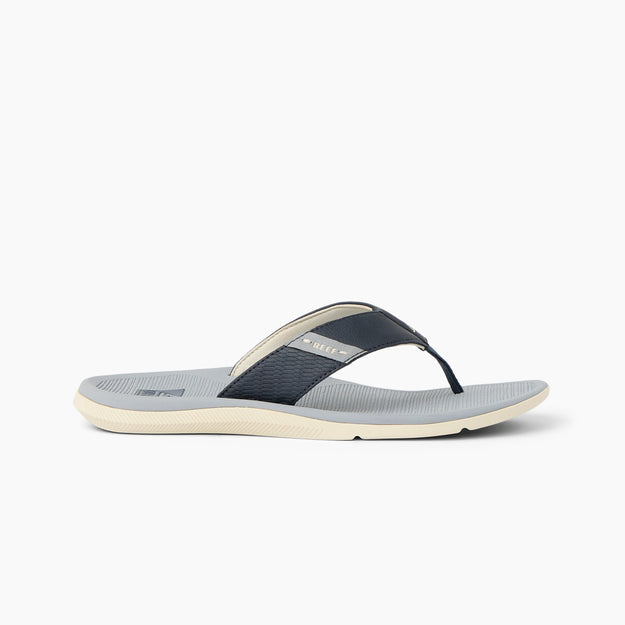 Reef Mens Santa Ana Flip Flops - Navy/Grey