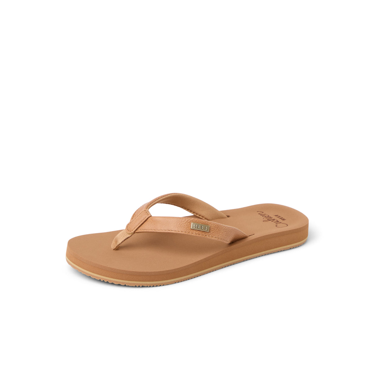 Reef Womens Baja Sands Flip Flops - Almond