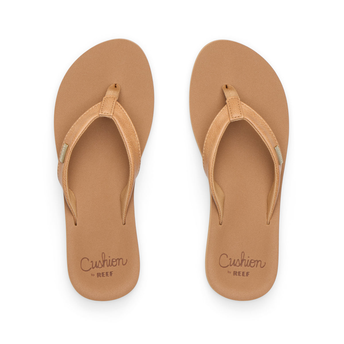 Reef Womens Baja Sands Flip Flops - Almond