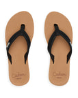 Reef Womens Baja Sands Flip Flops - Black/Tan