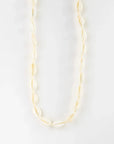 Pineapple Island Livadi Cowrie Shell Choker Necklace - Cream