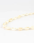 Pineapple Island Livadi Cowrie Shell Choker Necklace - Cream