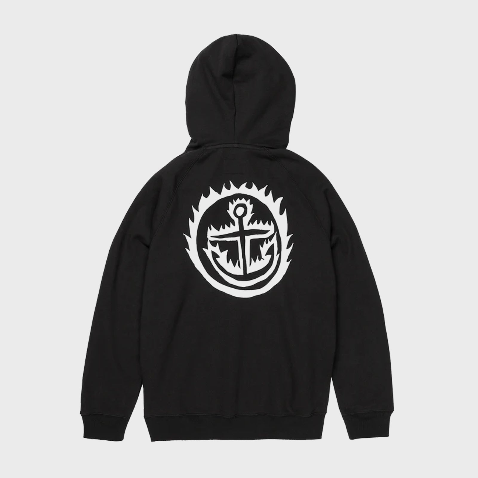 Captain Fin Men's Downward Spiral Hoodie - Black - ManGo Surfing