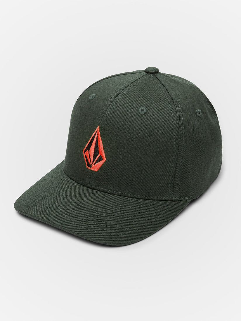 Volcom Mens Full Stone Flexfit Cap - Dark Forest