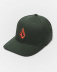 Volcom Mens Full Stone Flexfit Cap - Dark Forest