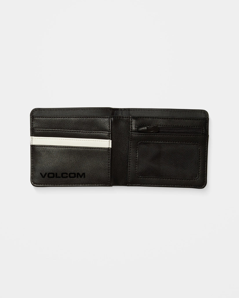 Volcom Slim Stone Small Wallet - Black
