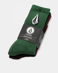 Volcom Mens Full Stone Mix Socks (3 Pack) - Multicoloured