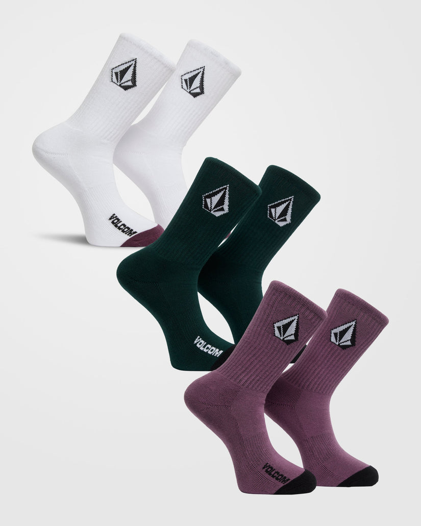 Volcom Full Stone Mix Socks (3 pack) - Multi
