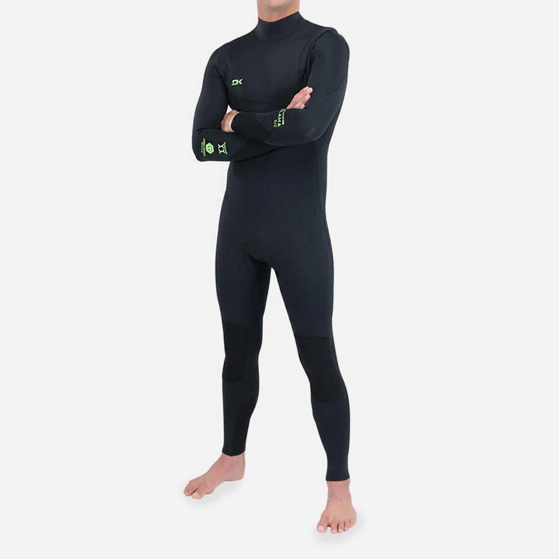 Dakine Mens Malama Zip Free 3/2 Full Wetsuit - Black