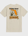 Dark Seas Florida T-Shirt - Cream - ManGo Surfing