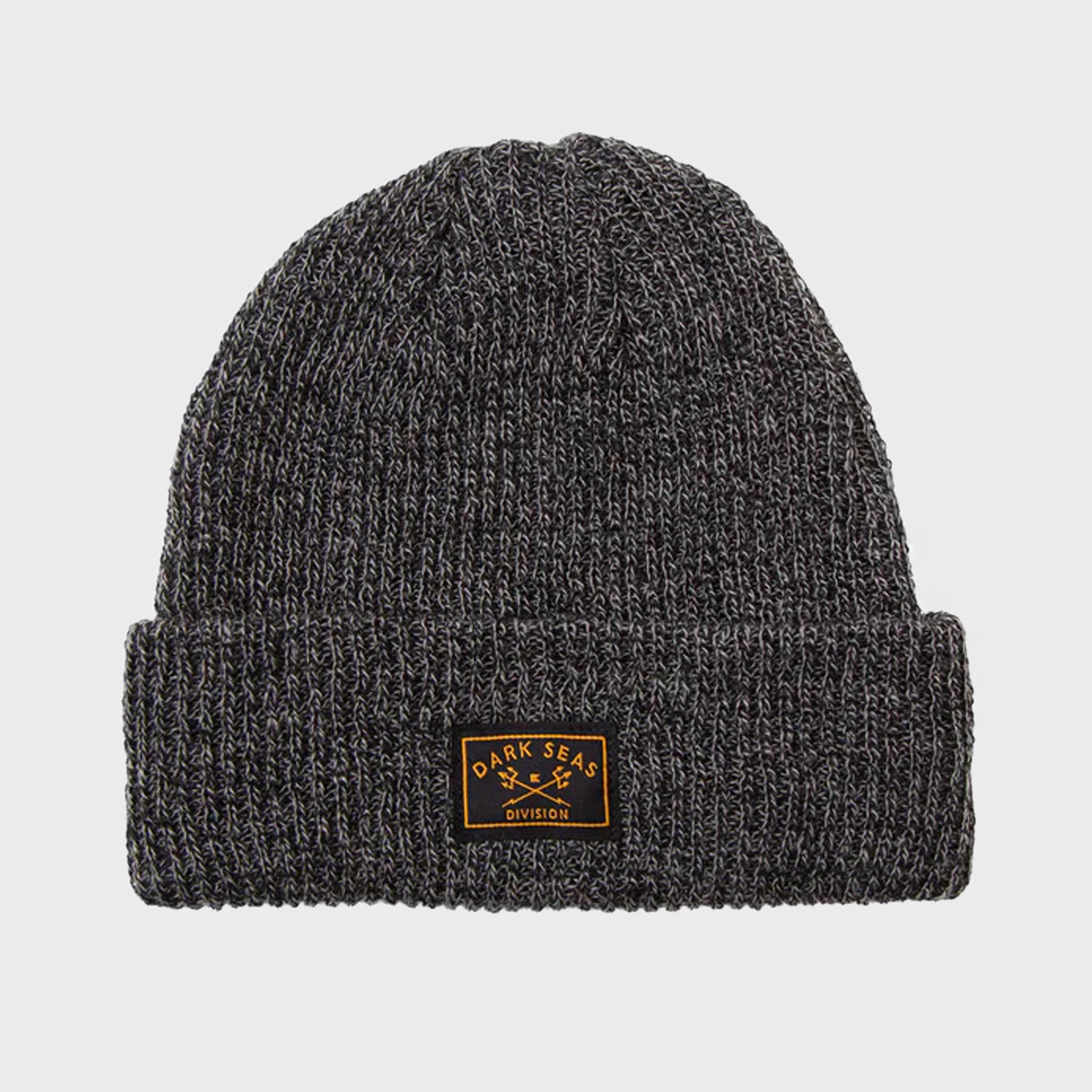 Dark Seas Kintner Beanie Hat - Black Heather - ManGo Surfing