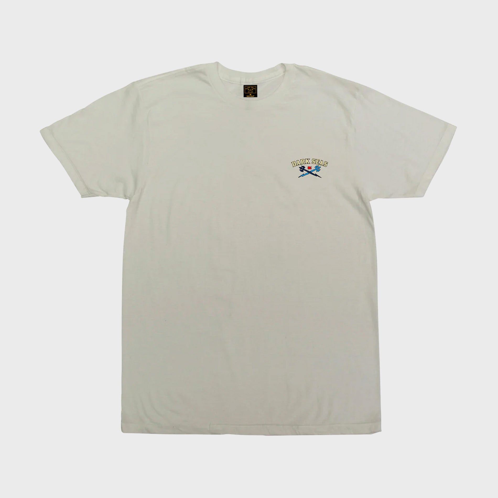 Dark Seas Mens Birds Eye View Tee - Tofu - ManGo Surfing