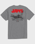 Dark Seas Mens Deepest Fear T-Shirt - Heather Grey - ManGo Surfing