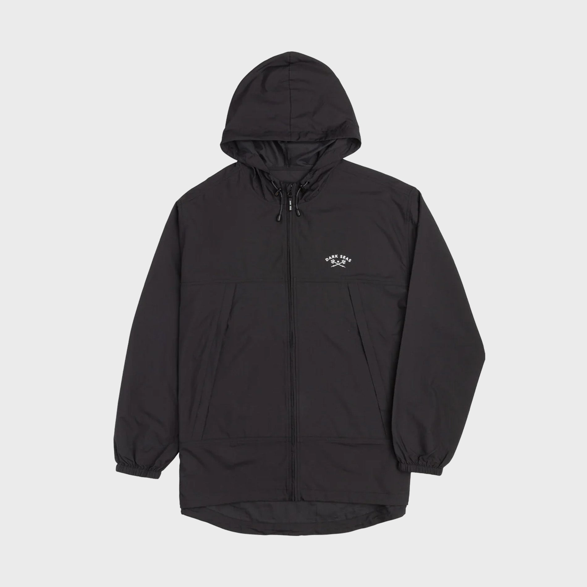 Dark Seas Mens Rogue Jacket - Black - ManGo Surfing