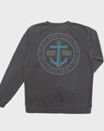 Dark Seas Offshore Crewneck Sweatshirt - Black - ManGo Surfing