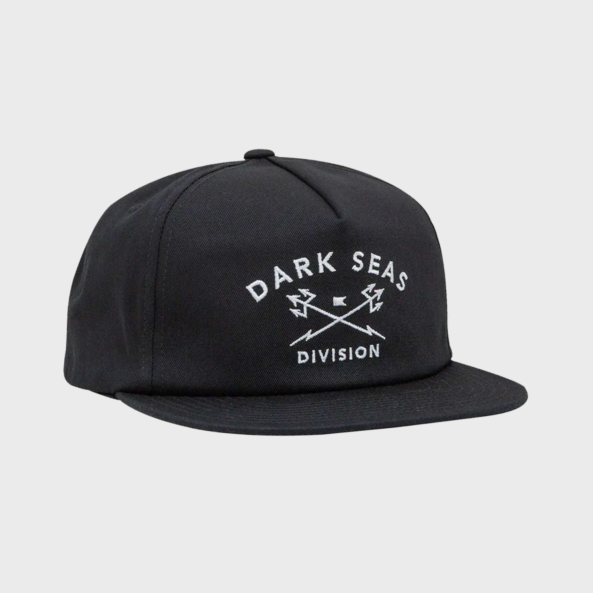 Dark Seas Tridents Trucker Hat - Black - ManGo Surfing