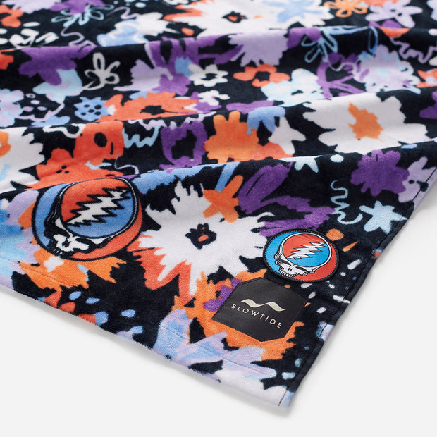 Dead Flowers Beach Towel - One Size - Multi - ManGo Surfing