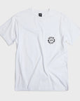 Deus Logo Tee - Mens T-shirt - White - ManGo Surfing