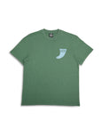 Deus Mens Single Fin T-Shirt - Hillside Green