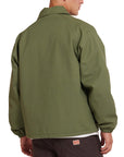 Deus Mens Pill Logo Coach Jacket - Pine