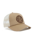 Deus Pill Logo Trucker Cap - One Size - Khaki