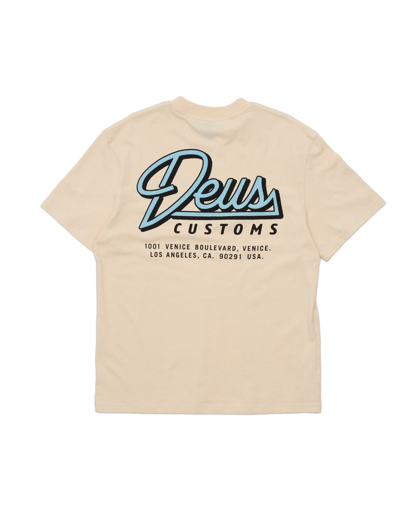 Deus Mens Conduit T-Shirt - Dirty White