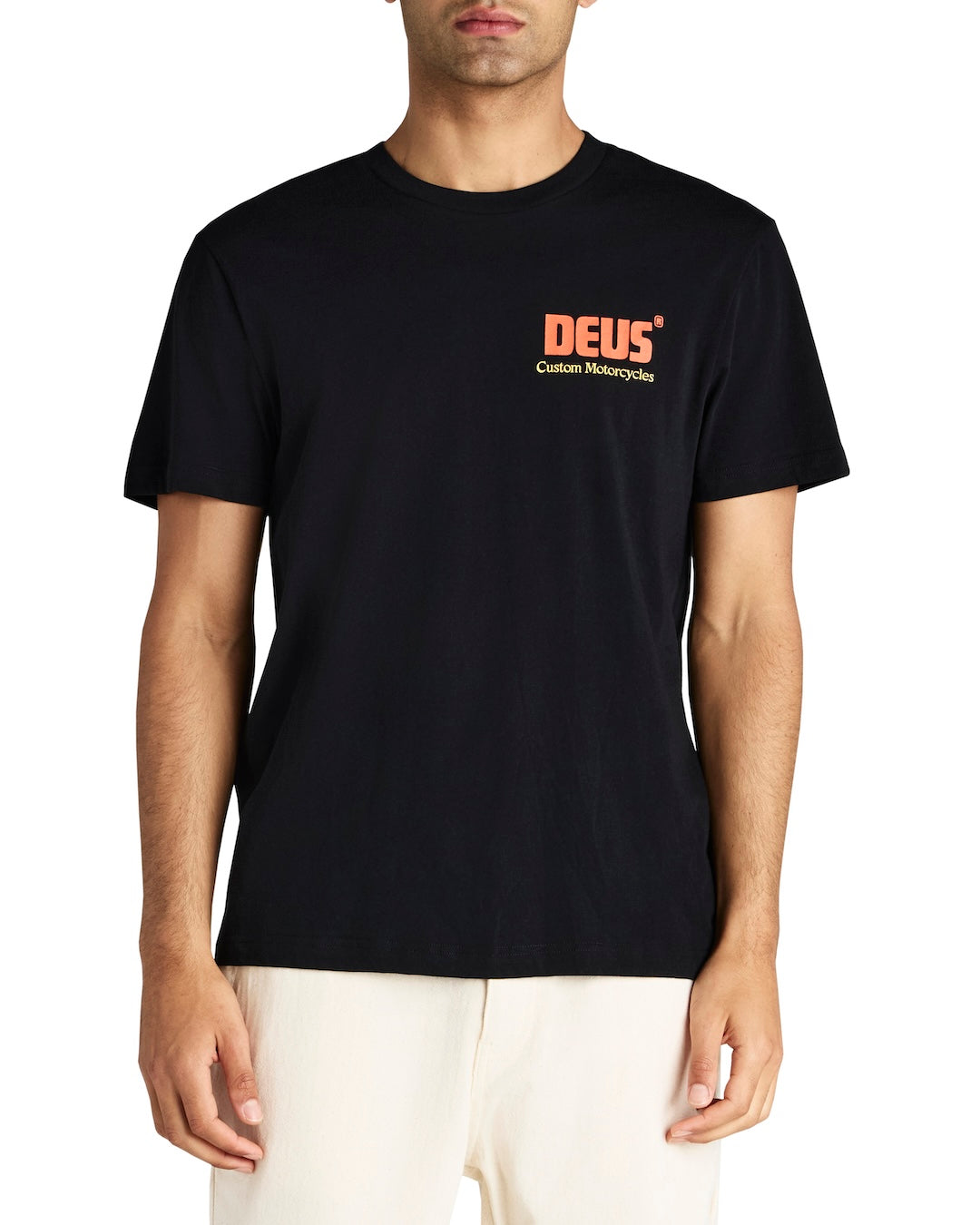 Deus Mens Drop Down T-Shirt - Black