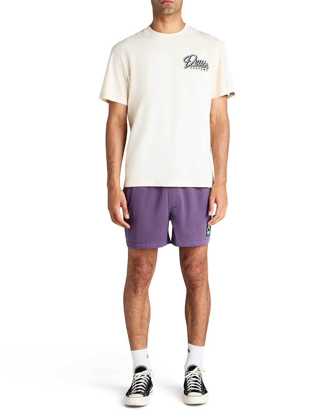 Deus Mens Sandbar GD Swim Shorts - Navy Cosmos - ManGo Surfing