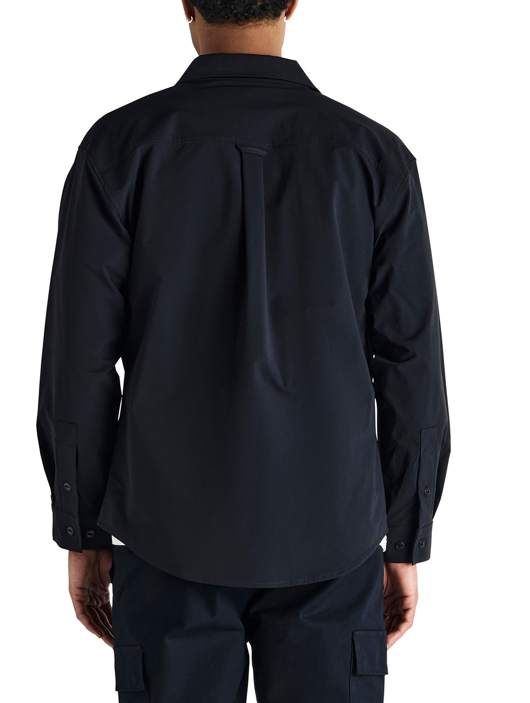 Deus Mens Frizell Travel Long Sleeve Shirt - Black