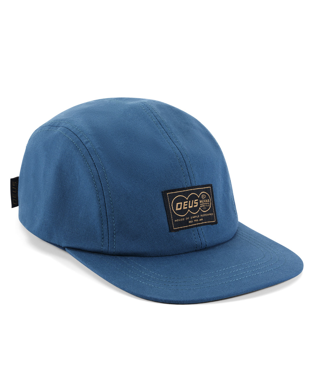 Deus Mens Terrace 4 Panel Cap - One Size - Legion Blue