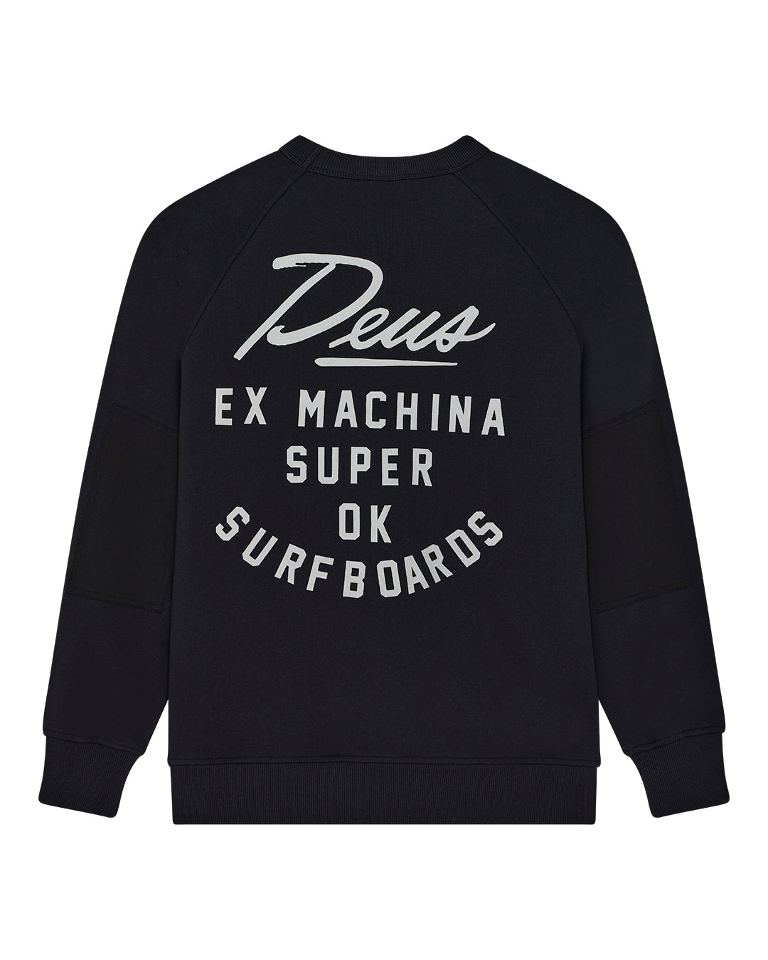 Deus Mens Jethro Crew Sweatshirt - Black