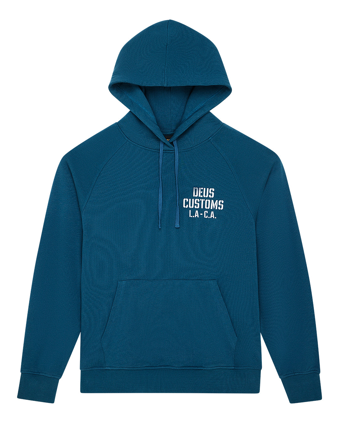 Deus Mens Quay Hoodie - Legion Blue