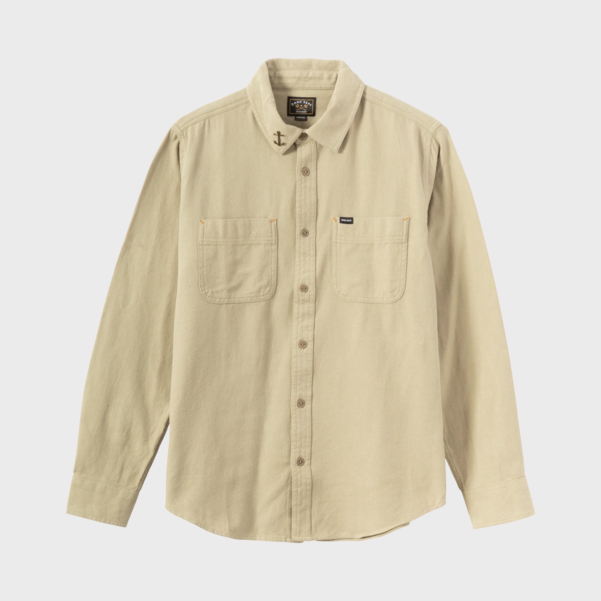 Dark Seas Bergstrom Long Sleeve Shirt - Grey - ManGo Surfing