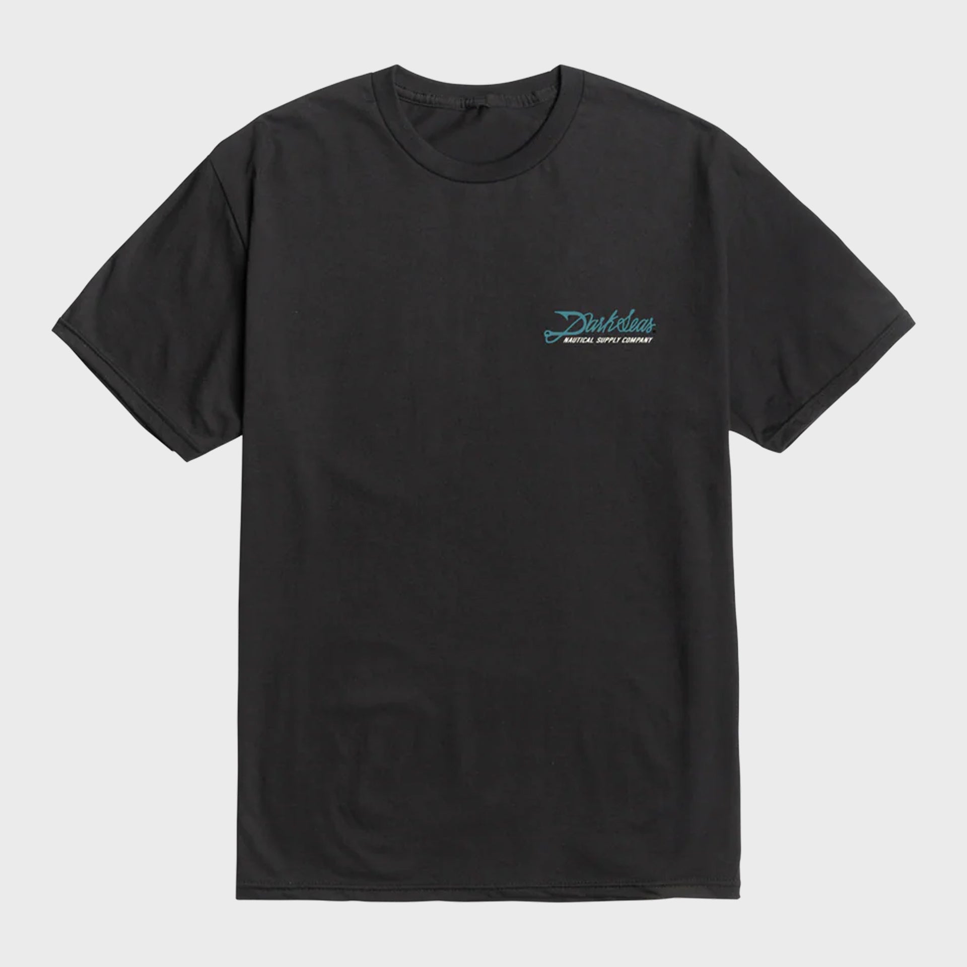 Dark Seas Fish Hook Premium T-Shirt - Black - ManGo Surfing