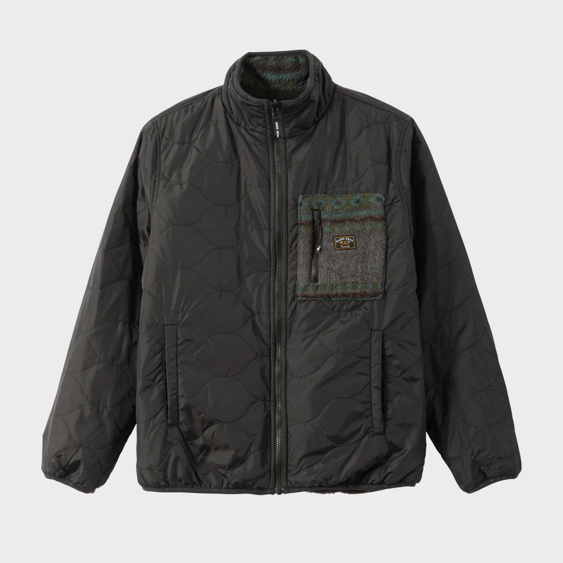 Dark Seas Los Osos Reversible Jacket - Black - ManGo Surfing
