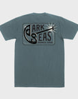 Dark Seas Mens Branding Iron T-Shirt - Blue Fin