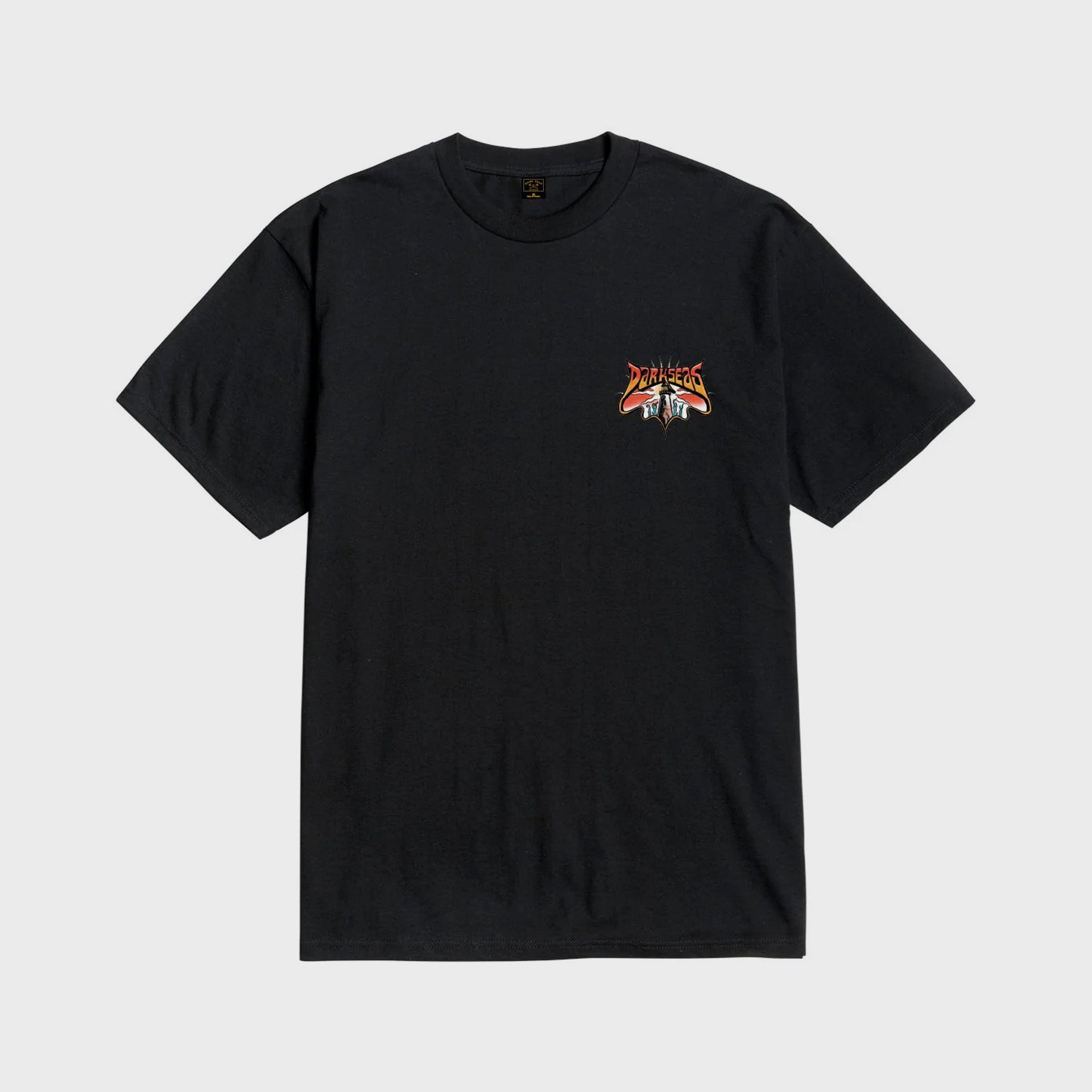 Dark Seas Mens Coastal Assault T-Shirt - Black - ManGo Surfing