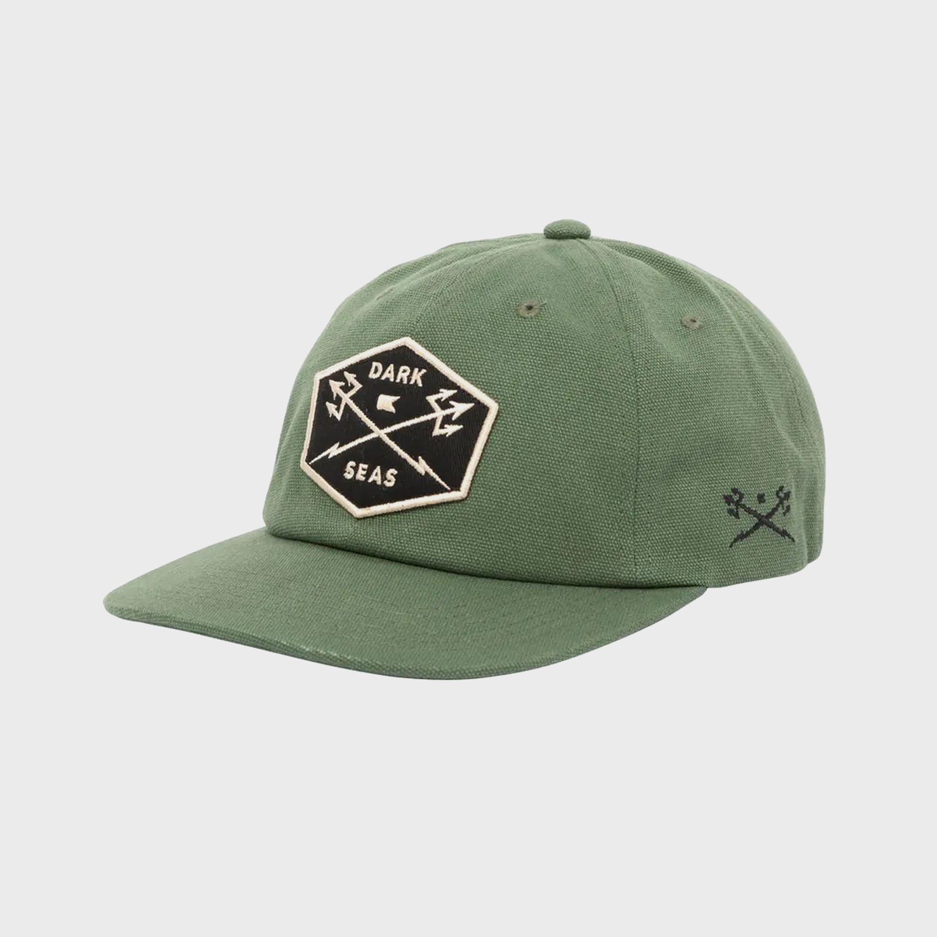 Dark Seas Mens Everest Hat - One Size - Green - ManGo Surfing