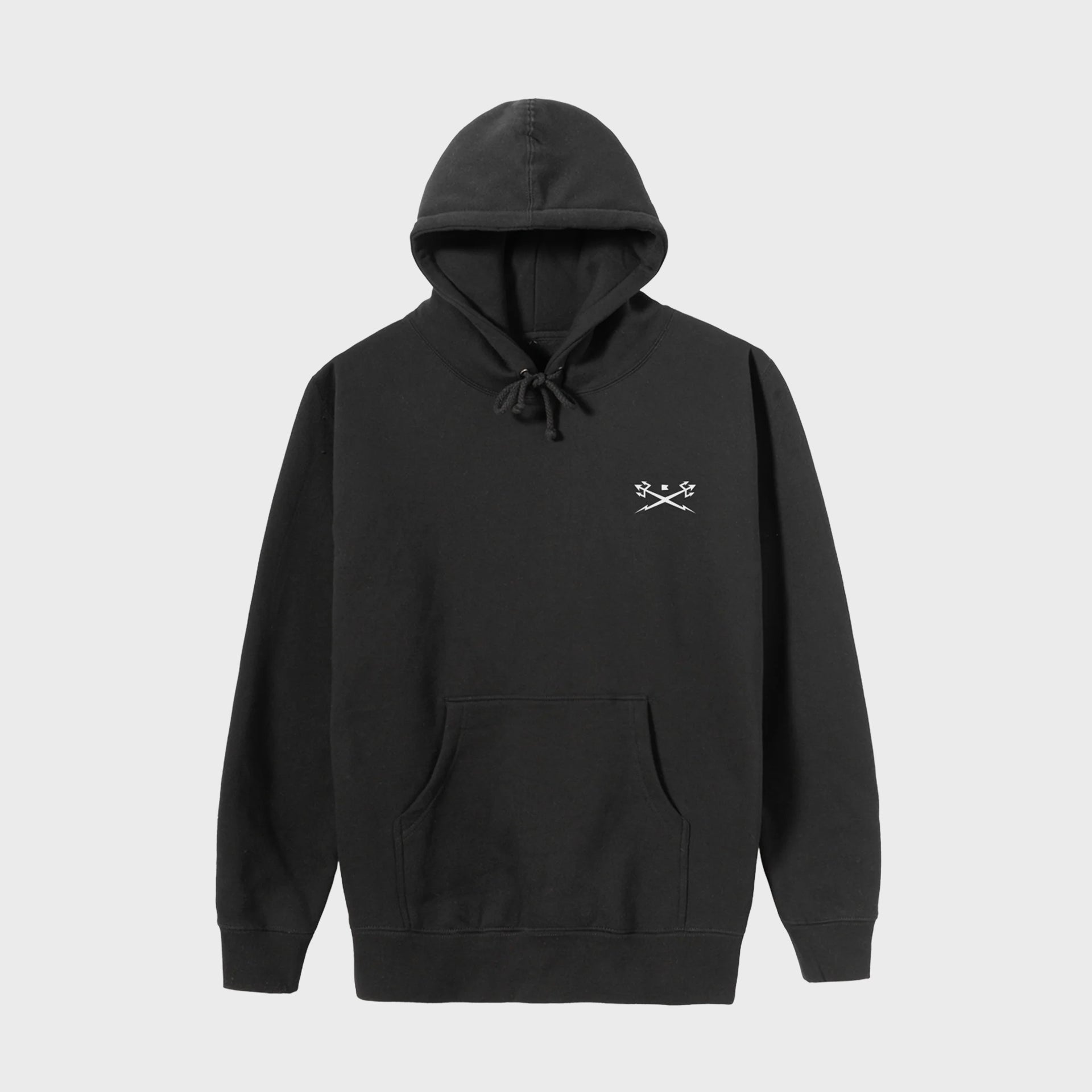 Dark Seas Mens Go-To II Pullover Hoodie - Black - ManGo Surfing