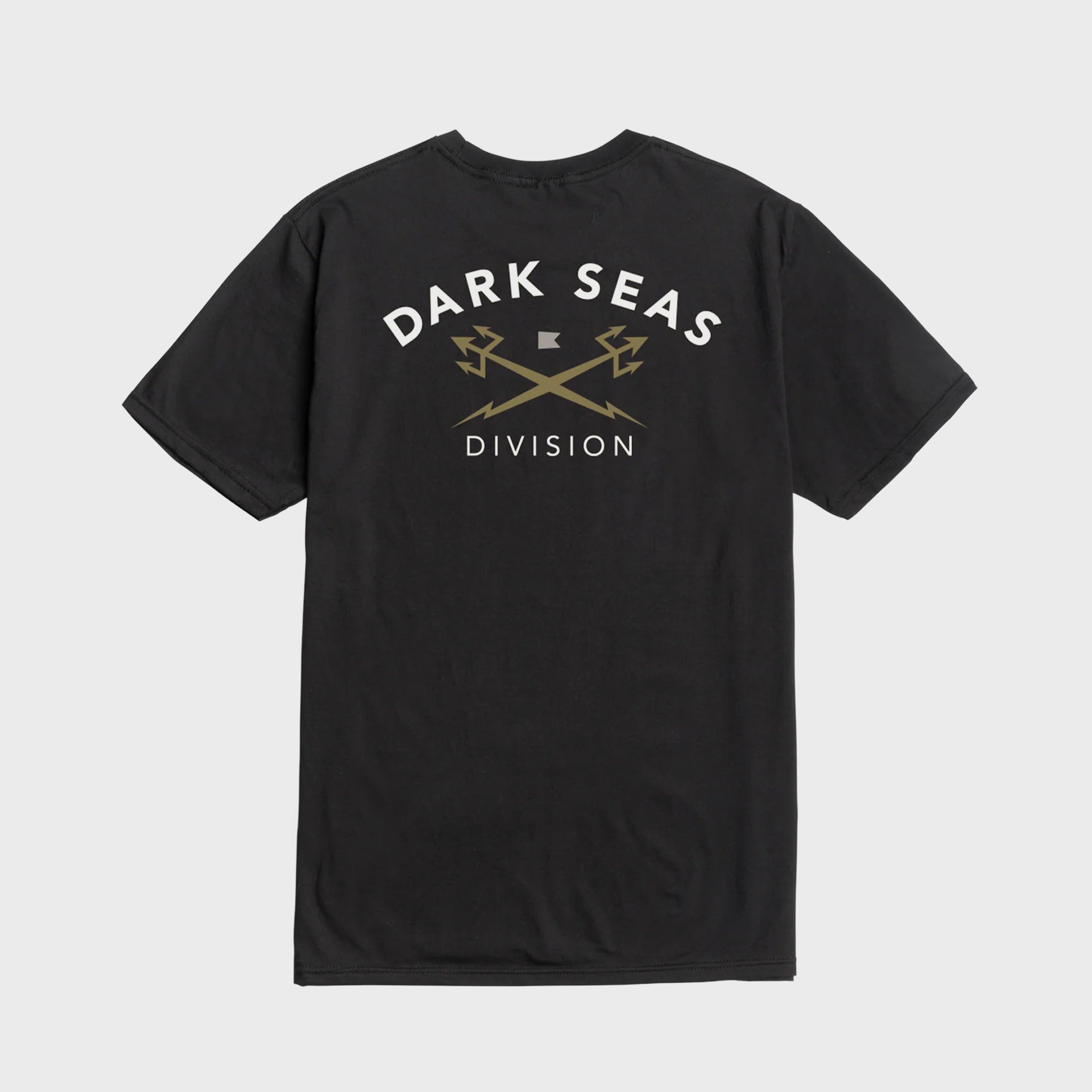 Dark Seas Mens Headmaster III Premium T-Shirt - Black - ManGo Surfing