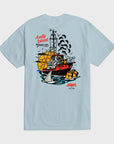 Dark Seas Mens Orca T-Shirt - Light Blue