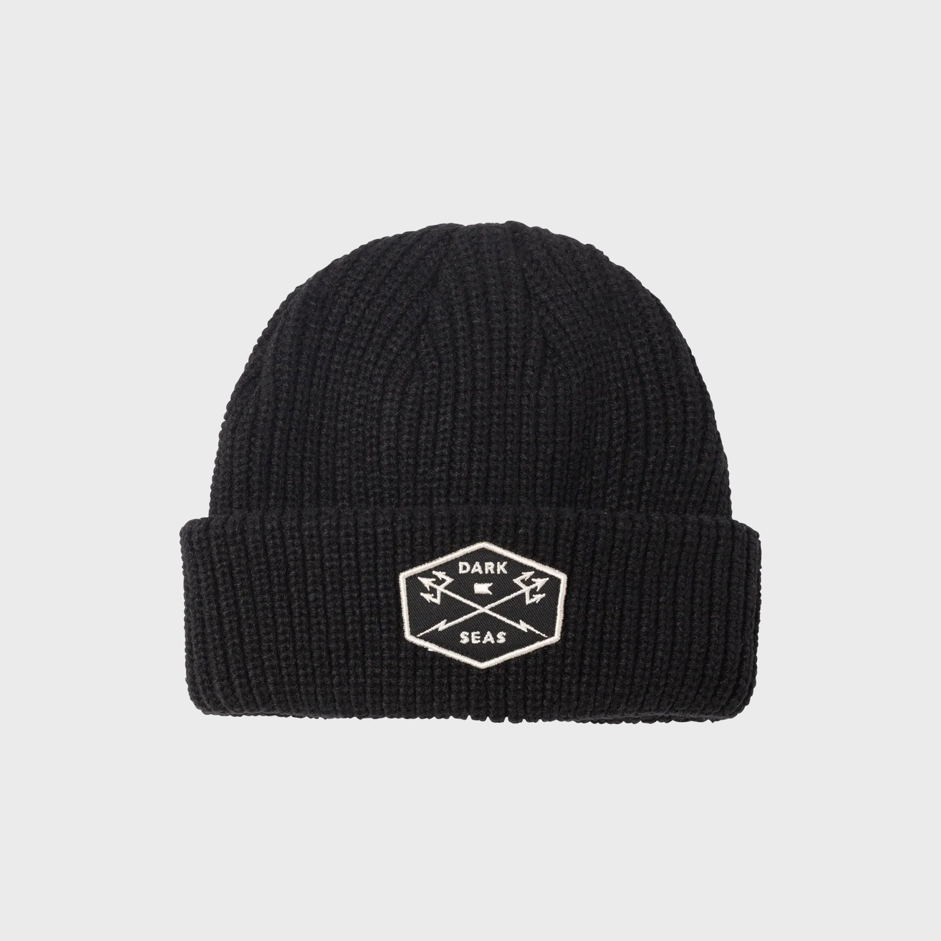 Dark Seas Mens Progressive Beanie Hat - One Size - Black - ManGo Surfing
