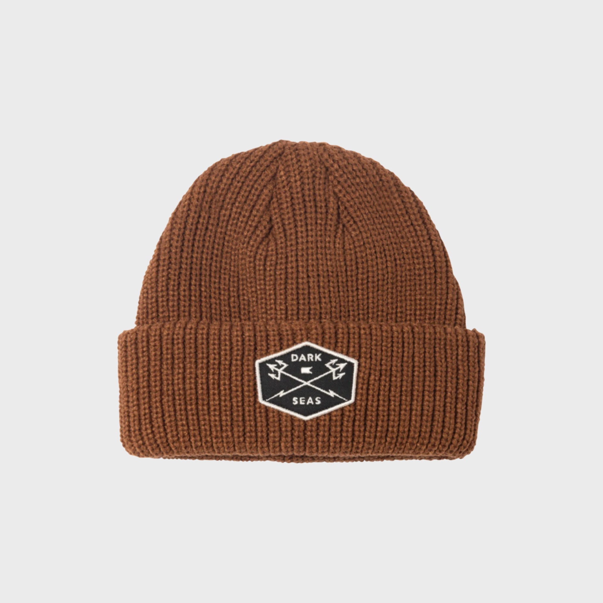 Dark Seas Mens Progressive Beanie Hat - One Size - Brown - ManGo Surfing